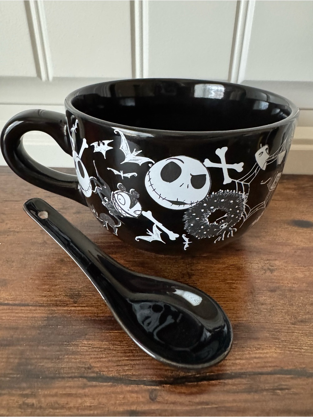 Disney Nightmare Before Christmas Jack Skellington Mug & Spoon Set